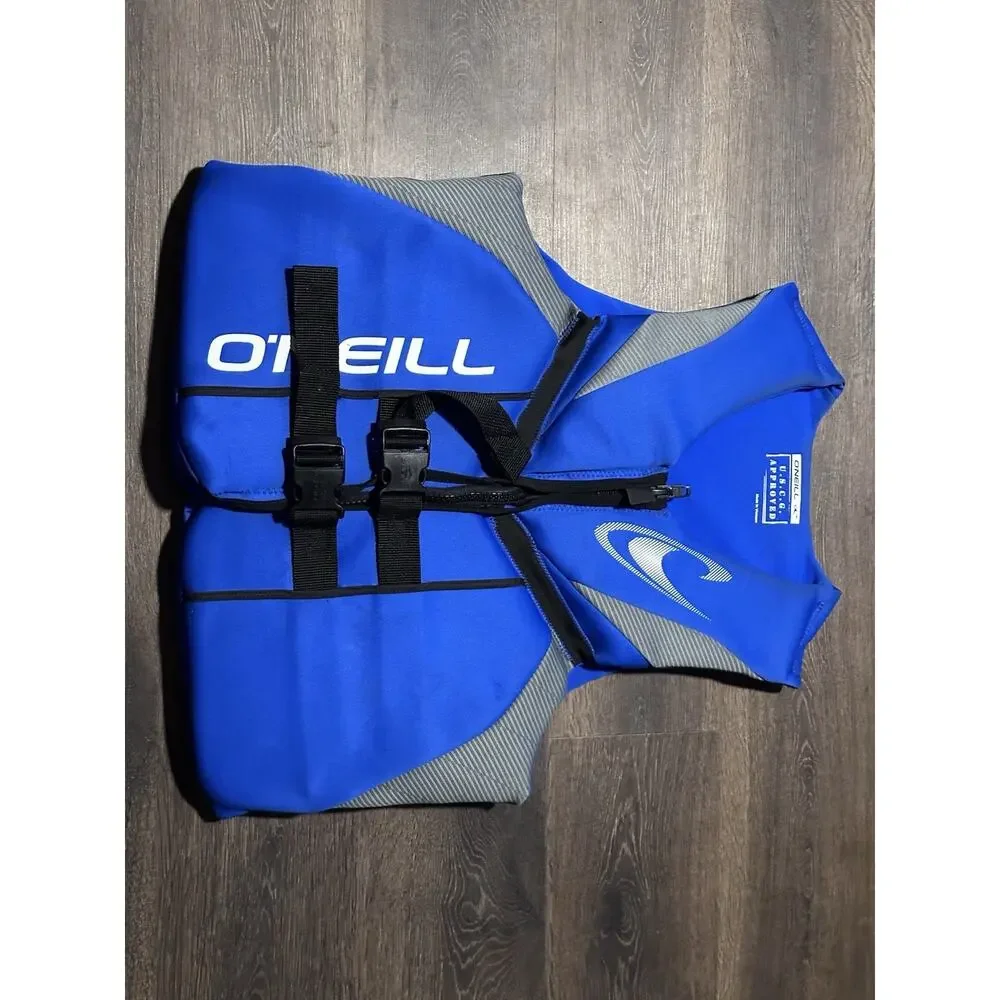 O'Neill Oneill Mens Reactor Uscg Life Vest Pacific/Lunar/Blacksmall Blue XL